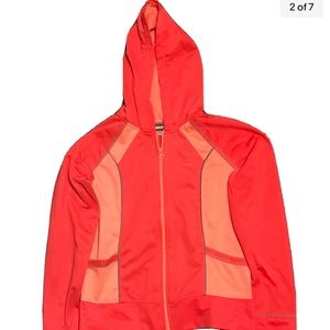 Avia Girls Athletic Jacket. Coral/Salmon. Size: Girls XL/XG (14-16)